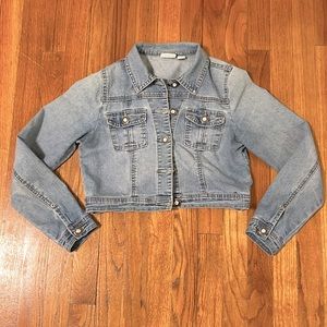 Girls Cato Cropped Jean Jacket